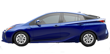 2017 blue prius rental car on maui