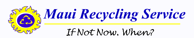 Maui Recycling Service banner