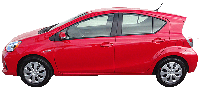 2014 Prius C rental car on maui